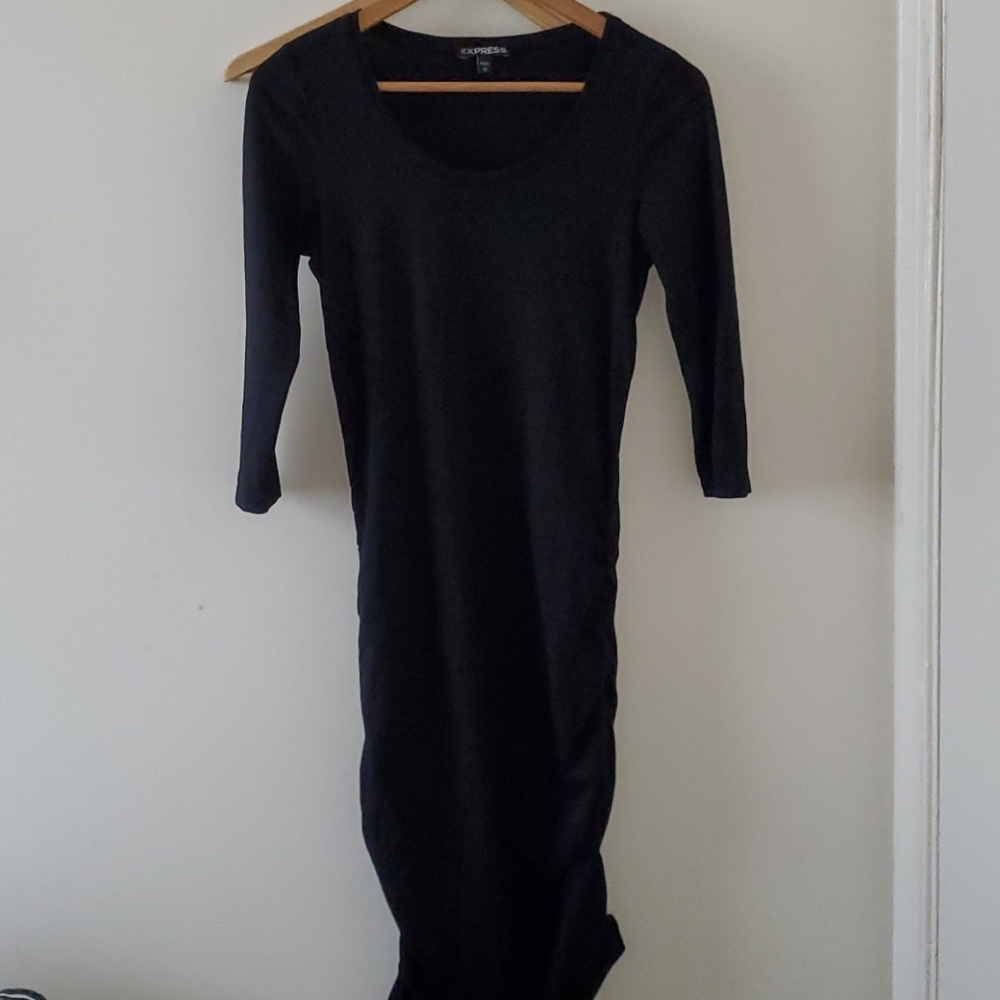 Express Black Bodycon Dress